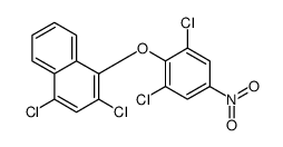 2,4-dichloro-1-(2,6-dichloro-4-nitrophenoxy)naphthalene Structure