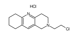 2-(2-chloroethyl)-1,2,3,4,6,7,8,9-octahydrobenzo<1,6>naphthyridine dihydrochloride Structure