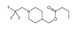 [1-(2,2,2-trifluoroethyl)piperidin-4-yl]methyl butanoate Structure