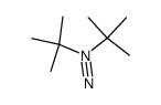 1,1-di-tert-butyldiazene Structure