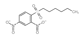 Benzene,1-(hexylsulfonyl)-2,4-dinitro- Structure