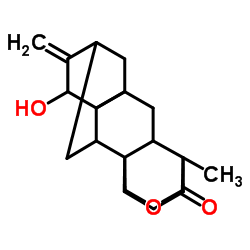 15-Hydroxy-18,20-epoxyatis-16-en-18-one Structure