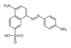 5-amino-8-[(p-aminophenyl)azo]naphthalene-2-sulphonic acid picture