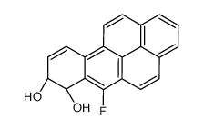 (7R,8R)-6-fluoro-7,8-dihydrobenzo[a]pyrene-7,8-diol Structure