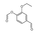 (2-ethoxy-4-formylphenyl) formate结构式