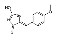 5-[(4-methoxyphenyl)methylidene]-4-sulfanylidene-1,3-selenazolidin-2-one结构式