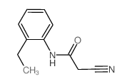 2-Cyano-N-(2-ethylphenyl)acetamide structure