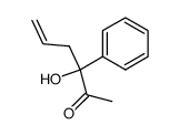 3-hydroxy-3-phenylhex-5-en-2-one结构式
