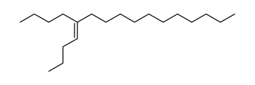 5-butyl-hexadec-4-ene结构式