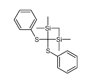 [bis(phenylsulfanyl)-trimethylsilylmethyl]-trimethylsilane Structure