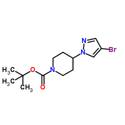 tert-butyl 4-(4-bromo-1H-pyrazol-1-yl)piperidine-1-carboxylate picture