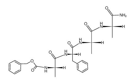 Z-Ala-Phe-Ala-Ala-NH2 Structure