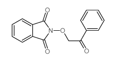2-phenacyloxyisoindole-1,3-dione结构式