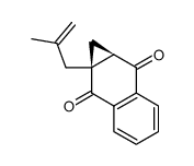 7a-(2-methylprop-2-enyl)-1a,7a-dihydro-1H-cyclopropanaphthalene-2,7-dione Structure
