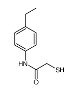 N-(4-Ethylphenyl)-2-sulfanylacetamide结构式