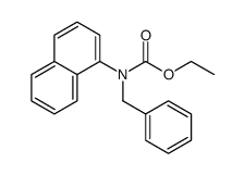 ethyl N-benzyl-N-naphthalen-1-ylcarbamate结构式