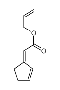 prop-2-enyl 2-cyclopent-2-en-1-ylideneacetate结构式