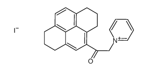 1-(1,2,3,6,7,8-hexahydropyren-4-yl)-2-pyridin-1-ium-1-ylethanone,iodide结构式