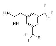 2-(3,5-BIS-TRIFLUOROMETHYL-PHENYL)-ACETAMIDINE结构式