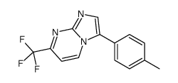 3-(4-methylphenyl)-7-(trifluoromethyl)imidazo[1,2-a]pyrimidine结构式
