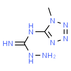 Guanidine,1-amino-3-(1-methyl-1H-tetrazol-5-yl)- (7CI) structure