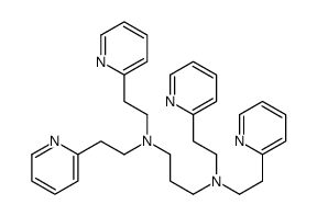 N,N,N',N'-tetrakis(2-pyridin-2-ylethyl)propane-1,3-diamine Structure