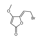 5-(2-bromoethylidene)-4-methoxyfuran-2-one Structure