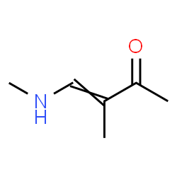 3-Buten-2-one, 3-methyl-4-(methylamino)-, (E)- (9CI) structure