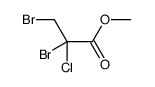 methyl 2,3-dibromo-2-chloropropanoate结构式