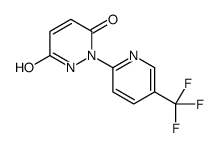 2-[5-(trifluoromethyl)pyridin-2-yl]-1H-pyridazine-3,6-dione结构式