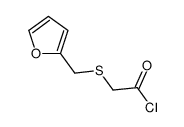 2-(furan-2-ylmethylsulfanyl)acetyl chloride结构式