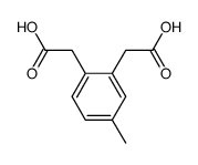 4-Methyl-1,2-phenylendiessigsaeure结构式