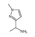 1-(1-Methyl-1H-pyrazol-3-yl)ethanamine Structure