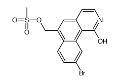 (9-bromo-1-oxo-2H-benzo[h]isoquinolin-6-yl)methyl methanesulfonate Structure