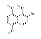 2-bromo-1,5,8-trimethoxynaphthalene结构式