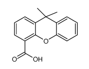 9,9-dimethylxanthene-4-carboxylic acid结构式