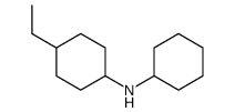 N-cyclohexyl-4-ethylcyclohexan-1-amine结构式