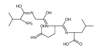 (2S)-2-[[(2S)-5-amino-2-[[2-[[(2S)-2-amino-3-methylbutanoyl]amino]acetyl]amino]-5-oxopentanoyl]amino]-4-methylpentanoic acid结构式