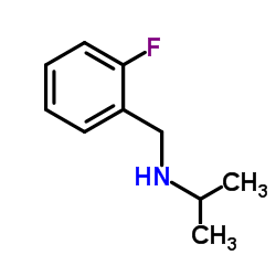N-(2-Fluorobenzyl)-2-propanamine结构式