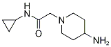 2-(4-aminopiperidin-1-yl)-N-cyclopropylacetamide结构式