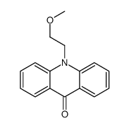 10-(2-methoxyethyl)acridin-9-one结构式