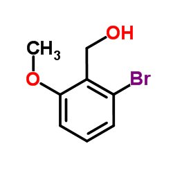 (2-Bromo-6-methoxyphenyl)methanol structure