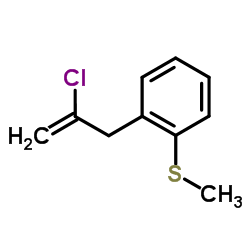 2-(2-Chloroprop-2-en-1-yl)phenyl methyl sulfide Structure
