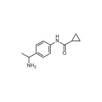 N-(4-(1-Aminoethyl)phenyl)cyclopropanecarboxamide Structure