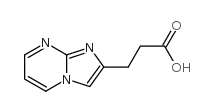 3-(Imidazo[1,2-a]pyrimidin-2-yl)propanoic acid Structure