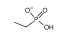 ethyl-phosphonic acid monoanion Structure