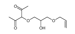 3-[3-(allyloxy)-2-hydroxypropoxy]pentane-2,4-dione结构式