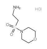 4-[(2-aminoethyl)sulfonyl]-morpholine hydrochloride Structure