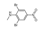 2,6-dibromo-N-methyl-4-nitro-aniline结构式