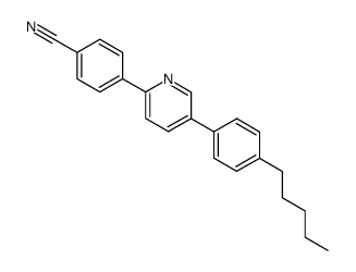 4-[5-(4-Pentyl-phenyl)-pyridin-2-yl]-benzonitrile Structure